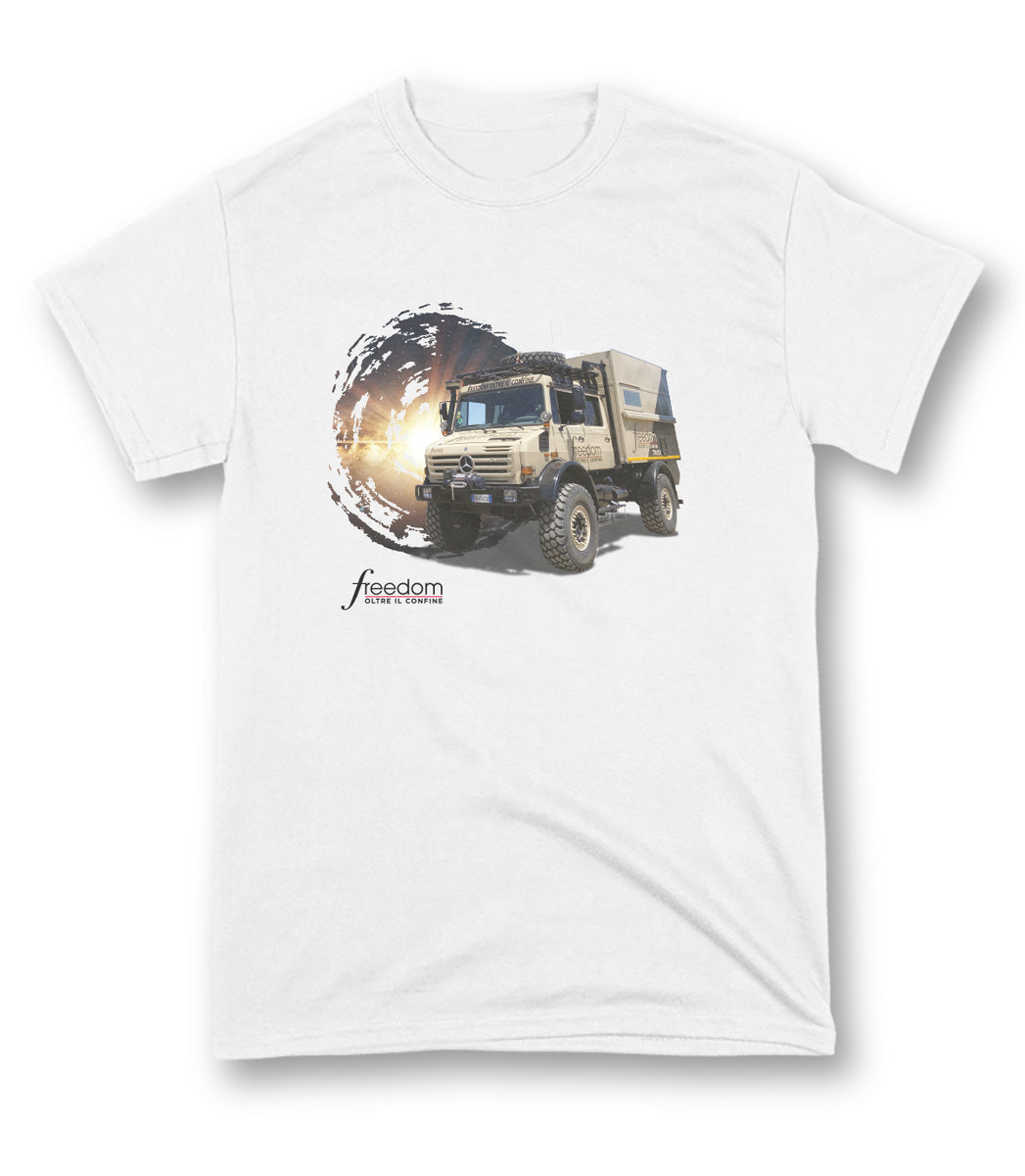 Charlie Kirk Freedom T-Shirt Da Uomo In Cotone, Scollo A V Maglia Charlie Kirk - Foto 7